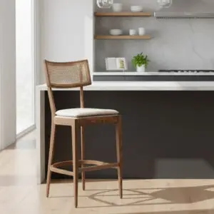 Lunaro Backcrest Bar Stool