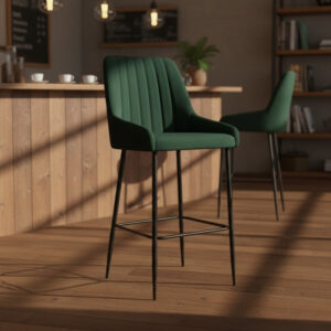 Ravio Slim Bar Stool Green