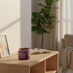 JamuniMandala Round Wooden Box