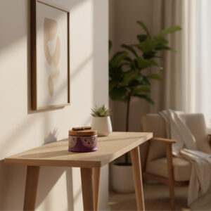 JamuniVritta Wooden Keepsake Box