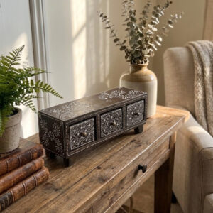 MinimalHeritage Slim Wooden Storage Box