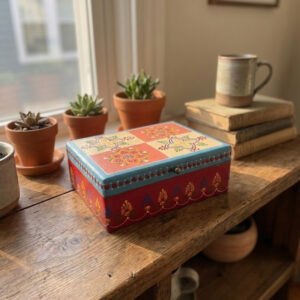 UtsavRang Handpainted Heritage Wooden Box