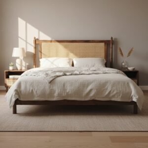 Classic Spindle Headboard Bed