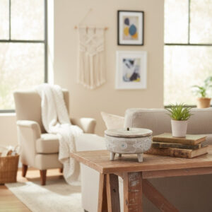 Shantika Mandala Round Wooden Box