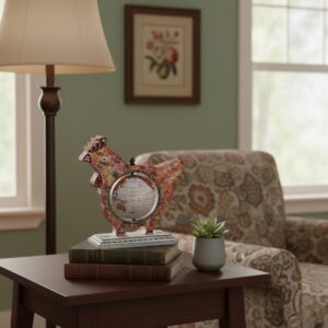 Vintage Bird Globe Sculpture