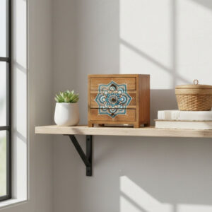 StarMandala Wooden Storage Chest