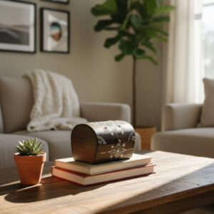 VanyaPushp Curved Wooden Chest